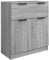 vidaXL Sideboard Kommode Anrichte Schrank Beistellschrank Mehrzweckschrank Standschrank Wohnzimmer Flur Grau Sonoma 60x30x70cm Holzwerkstoff