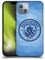 Head Case Designs Officially Licensed Manchester City Man City FC Blue Obsidian Mono Badge Geometric Hard Back Case Compatible With Apple iPhone 14