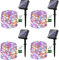 Ligarko Solar Fairy Lights Outdoor, 4 Pack 14M/46Ft Garden Lights Solar Powered Waterproof, 120 LED 8 Modes Copper Wire Decorative Solar String Lights for Trees, Garden, Patio, Party (Multi-Coloured)