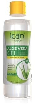 ican London Natural Aloe Vera Gel Maximum Strength Cooling Action Formula 250ml