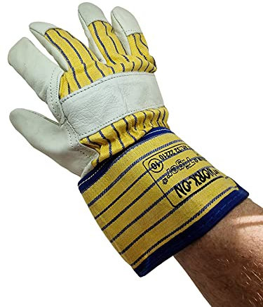 GUT WORK-ON® TIGER Arbeitshandschuh Rind-Volleder und Baumwoll-Jersy (1)