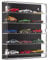 KISLANE 5-Tier Acrylic Display Case for Toy Cars & Matchbox Cars, Transparent Showcase with Magnetic Switch Door