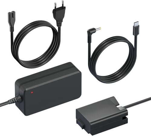 Mspalocell EN-EL25 Dummy Akku Kit, AC-Netzteiladapter mit Akkuanschluss für Nikon Z fc Zfc Z30 Z50