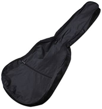 SAFIGLE wasserdichte Gitarrentasche Mit Gurt Langlebig Seitlicher Reißverschluss Große Fronttasche Für Transport Gitarren Oder Akustikgitarren Material Oxford Farbe Schwarz