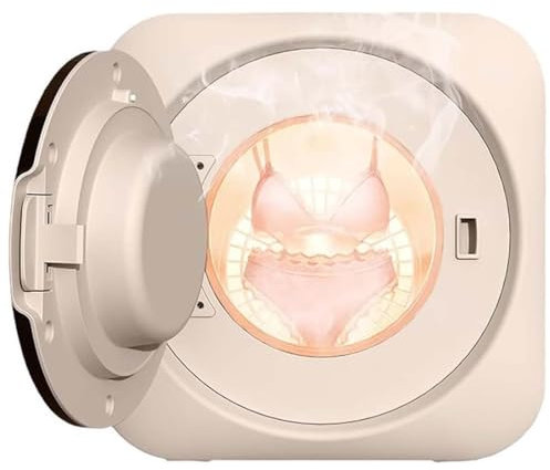 Mini Secadora De Ropa 170W Y 3,5L, Secadora De Ropa Portátil, Secadora De Ropa Eléctrica Compacta, Secadora De Condensador, para Apartamento, Dormitorio, Camping,WallMounted