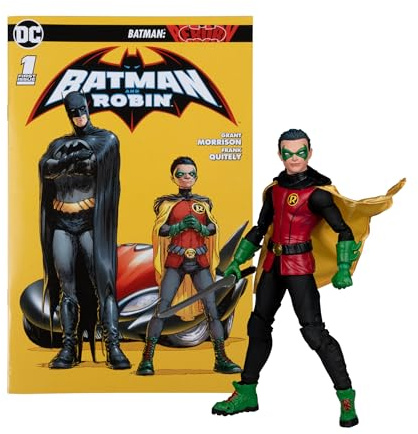 McFarlane Toys DC Direct Page Punchers Robin (Batman: Reborn) 17,8 cm Figur mit Comic