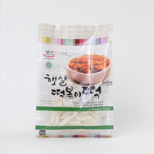 dinese Tteokbokki Halal Reiskuchen - korean tteokbokki - authenthische Reiskuchen aus Korea 100% Halal - kein Alkohol