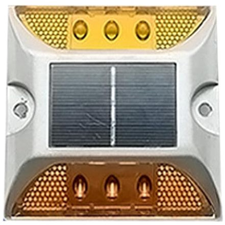 Duroecsain Solar-Gangreflektoren, Straßen-Sonnenreflektoren, erhöhte Fahrbahnmarkierung mit Solarenergie | langlebige Solarlichter für Auffahrt, Warnleuchten für den Außenbereich