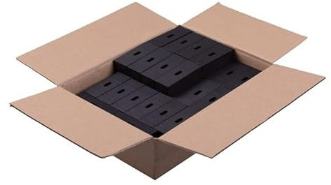 DECKLINE Abstandshalter Kunststoff - 100 Stück - 30x80x20mm - Set - Distanzklötze für Fußböden, Fenstern, Türen - Verglasungsklötze - Unterlegplatten - Fensterklötze