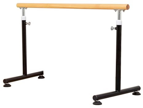 Ballettstange Tragbare Ballettstange Aus Holz Für Das Fitnessstudio Zu Hause, Höhenverstellbar 80–120 Cm, Freistehende Tanzstange, Fitness-Stretch- Und Pilates-Training Für Erwachsene(100cm/3.28ft)