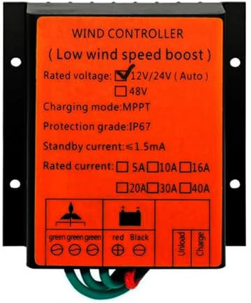 HYZHANHONG 220v, 3000W Windturbinen-Laderegler, MPPT-Windturbinen-Controller, 10A-40A IP67 wasserdichte Windturbine für Windturbine