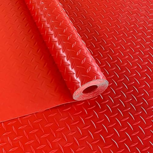 Garagenbodenmatte, 1,5 mm dick, PVC, für Garage, Bodenbelag, Rolle, rutschfest, Parkschutzmatte für unter Auto, Wohnmobil, Anhänger, Werkstatt, Golfwagen