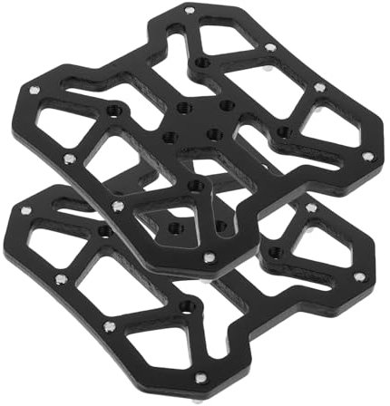 Abaodam Fahrrad Klickpedal Adapter aus Aluminiumlegierung Schwarz Sichere Fixierung Einfache Montage für Mountainbike und Rennrad