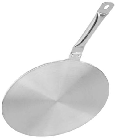 UTHCLO 1pieza Placa De Guía Térmica De Acero Inoxidable para Cocina De Inducción Disco Convertidor De Calor Apto para Cocinas De Gas y Eléctricas para Sartenes Ollas