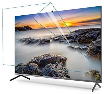 Anti Blue Light TV Screen Protector, Matte Anti Glare LCD Display Film for 37-49 Inch HDTVs - Fits LCD, LED, 4K OLED & LED Displays