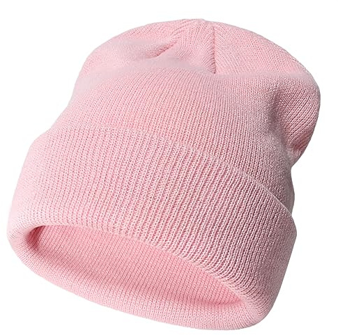 TUANMOZI Strickmütze Jungen Mädchen Wintermütze Bequeme Mütze Klassische Hut Herbst Winter Mützen Warm Stricken Kindermützen Von 2-10 Jahren