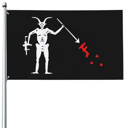 Flaggen 90X150cm, Blackbeard lichtbeständige Dekoration Fähnchen Durable Garten Flagge für Hof Paraden Feiertage