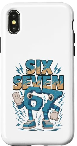 Kids Meme 67 Six Seven 6 7 Italian Brainrot Hülle für iPhone X/XS