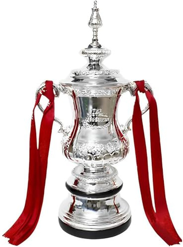 JHRFU FA Cup Champions Trophy Replica Football League Trophies Home Table Decor Fan Gifts,61cm/24inch
