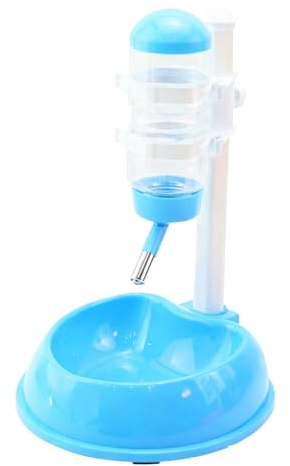 Fontaine à Eau pour Chat | Bouteille Anti-Goutte avec Réglage de Hauteur,Bouteille d'eau Anti-Goutte À Hauteur Bouteille d Eau pour Animaux | Adapté Aux Petits Animaux Hamster Lapin Hérisson