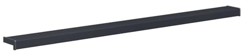 vidaXL Fensterbank Anthrazit mit Holzmaserung 120 x 10 x 4,5 cm PVC