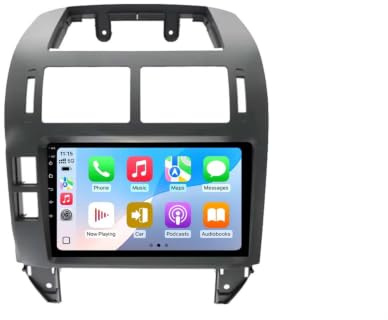 Car Radio para Volkswagen VW Polo 2004-2009 Android 15 9 Pulgadas Reproductor Multimedia con Ahd Controles en El Volante para, 4 Core 2G+64G