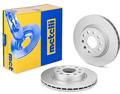 metelligroup 23-0733C Bremsscheiben Lackiert, Kit bestehend aus 2 Bremsscheiben, Ersatzteil im Auto, ECE R90-zertifiziert