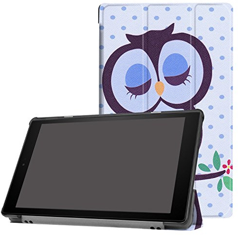 Lobwerk HÜLLE für Amazon Fire HD10 10.1 2017/2019 Tablet Smart Cover Slim Case Etui Tasche + Gratis Stylus Pen
