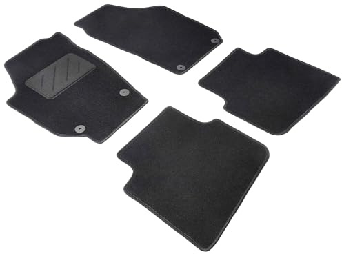 WALSER Comfort Auto Teppiche für Skoda Roomster 03/2006-05/2015, 100% passgenaue Auto Fußmatten Made in Europe, Fußmatte Auto, Autoteppich Auto, Fussmatten Auto