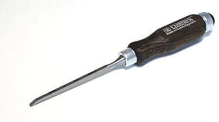 Narex Piercing Chisel - Flat with Dark Grip - 8 mm