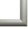 Bilderrahmen Olympia Mattsilber Silber Matt 40 x 60 cm modern stabil eckig hochwertig preiswert mit klarem Kunstglas