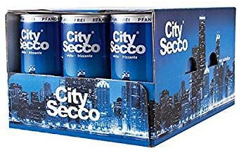 24 Dosen City City Secco Perlwein 10.5% Vol. 24 x 200ml inc. EINWEG Pfand