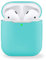 MyGadget Silikon Hülle kompatibel mit Apple AirPods 1 & 2 Generation- Schutzhülle [Qi kompatibel] Etui Soft Silikonhülle Case Tasche in Türkis
