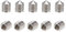 sourcing map 40Stk. M5x6mm Innensechskant Set Madenschrauben Kegelpunkt 304 Edelstahl Schraube