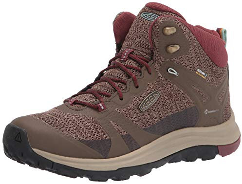 KEEN Damen Terradora 2 Mid Waterproof Wanderstiefel, Canteen/Andorra, 41 EU