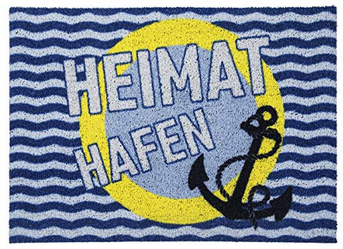 pad - Fußmatte, Türmatte, Schmutzfangmatte - Wash & Go - Heimathafen - 50 x 70 cm