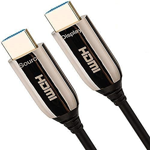 IBRA 8K Fiber Optic HDMI Cable 50M HDMI Lead - Ultra High-Speed 48Gbps v2.1 Cord Support 8K@60Hz, 4K@120HZ, 4320p, 4:4:4, HDR10+, HDCP 2.2, 3D, eARC for Roku Box, Home Theater, PS4, PS3, Projector etc
