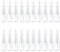 LIEISFEPER 20Pcs Spray Bottle Refillable Direct Injection Bottle Portable Plastic Nasal Spray Bottles Container for Home and Travel Use White (10ML)