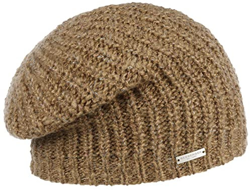 Seeberger Brevala Beanie Strickmütze Damenmütze Damenbeanie Damen - mit Futter, Oversize Winter Herbst-Winter - One Size rost