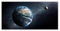 Erde und Mond aus dem Weltall Poster von Johan Swanepoel 80 x 40 cm Wandbilder Wanddeko