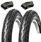 2 pneus 16 x 2,50 + pneus 66-305 roues pour vélo électrique à piles 2 pièces
