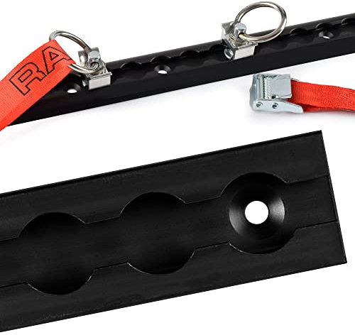 Racefoxx Airlineschiene Aluminium 50 cm eckig Schiene Zurrschiene Verladeschiene