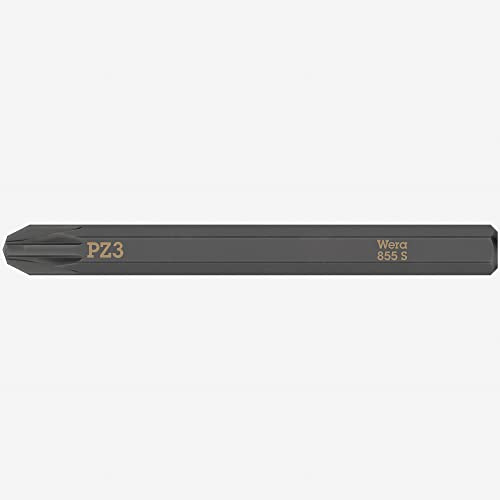 Bit 855 S PZ 3 x 70 mm 1/4 ″ PZ 3 Länge 70 mm 5 pièces