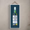 Global Designs Bottle Of Scotch Whisky Illustration Alcohol Themed Long Hanging Plaque