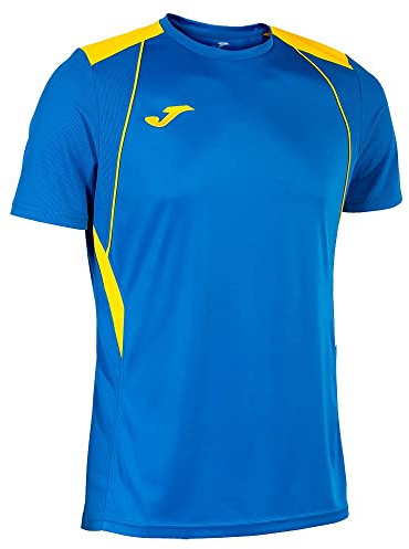 Maglia a Manica Corta Uomo Championship VII Blu Reale Giallo