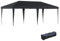 Outsunny Pop Up Gazebo 3 x 6m, Foldable Canopy Tent, Height Adjustable Wedding Awning Canopy w/Carrying Bag, Black