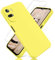 YiKaDa - Funda Compatible con Honor 90 Lite 5G + [2 Unidades] Cristal Templado Protector de Pantalla, Cáscara Suave de Silicona TPU Líquida - Amarillo