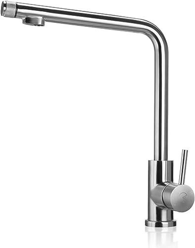 3 Wege Wasserhahn Edelstahl Mischbatterie Küche for Osmoseanlage 3 Wege Filter Wasserhahn Küche Küchenarmatur for Wasserfilter, Trinkwasserhahn