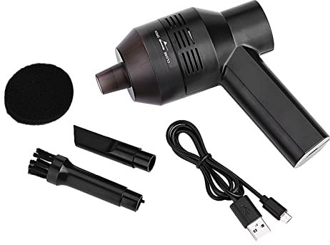 Yusat Tragbarer Mini-Handstaubsauger mit Wiederaufladbarer Tastatur Laptop-Desktop-PC