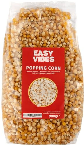 Easy Vibes - Maíz Para Palomitas (900g) | Granos de Maíz Para Palomitas - Bolsa 900g